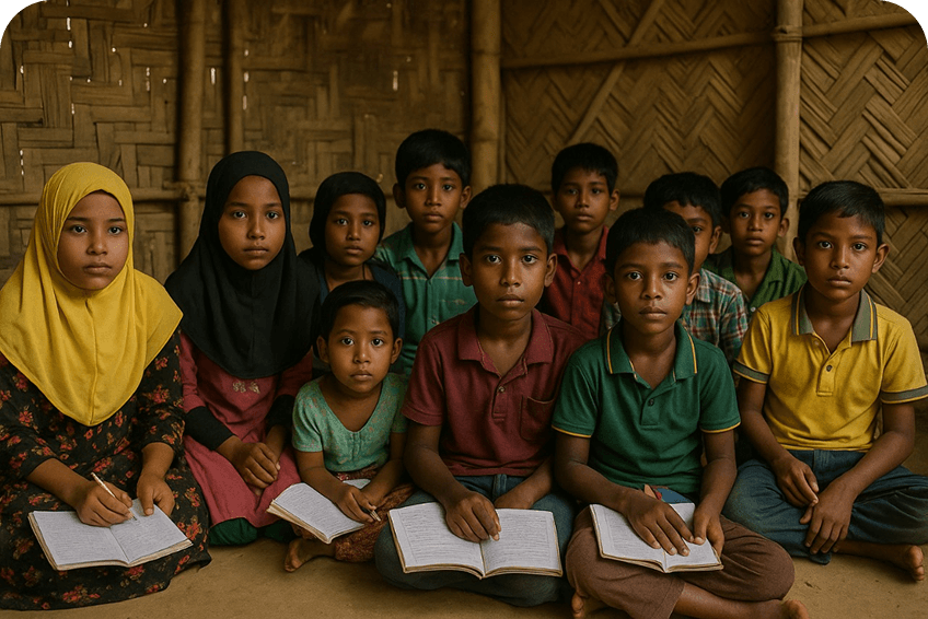 Fund Education for 10 Rohingya Children